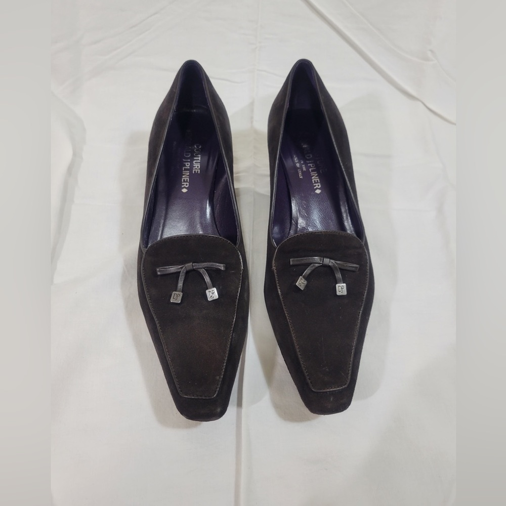 Donald J. Pliner Matea suede low heel